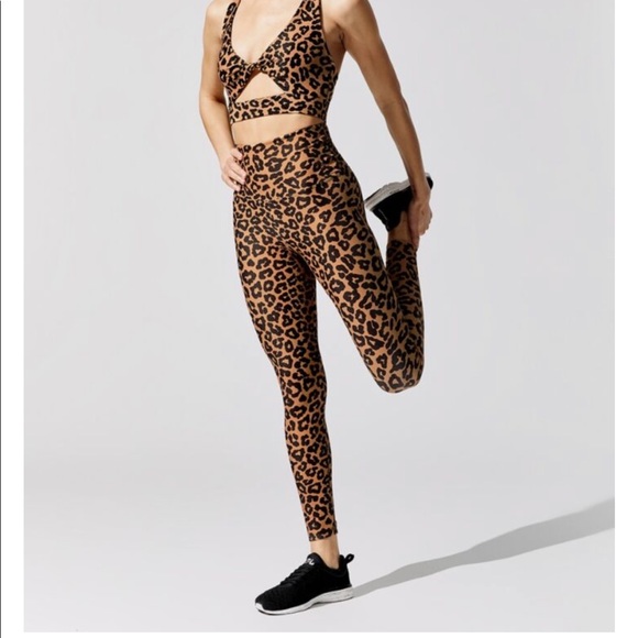 Beach Riot leopard Piper Legging Small - Picture 3 of 9